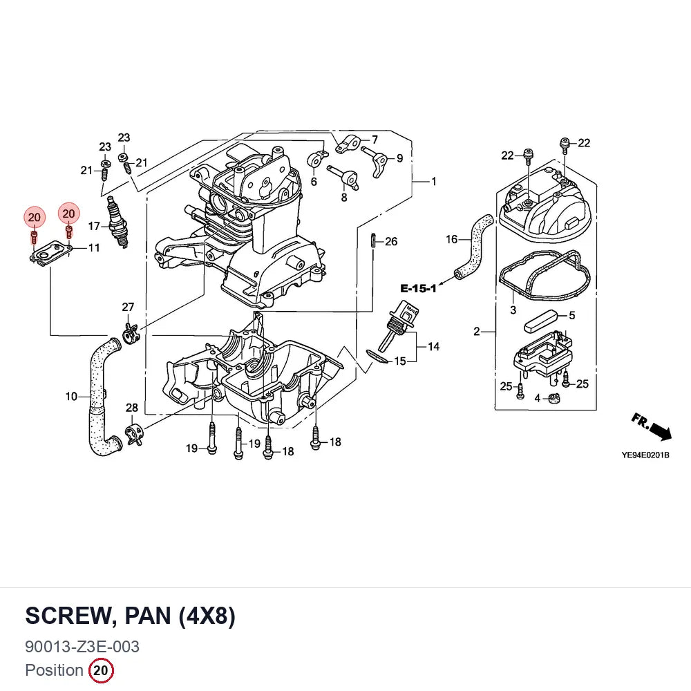 SCREW, PAN (4X8)