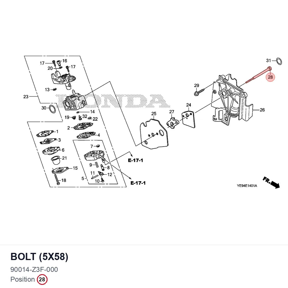 BOLT (5X58)