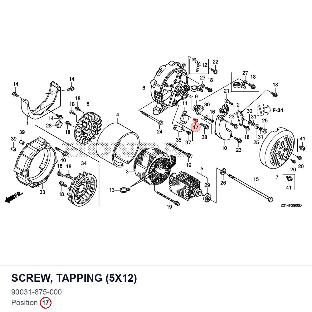 SCREW, TAPPING (5X12)