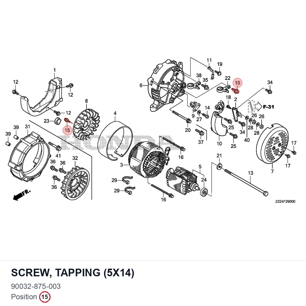 SCREW, TAPPING (5X14)