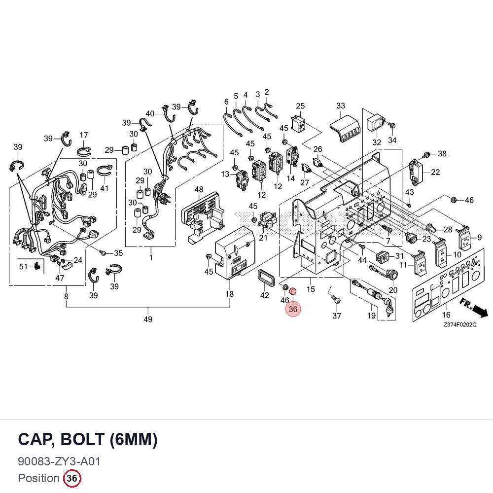 CAP, BOLT (6MM)