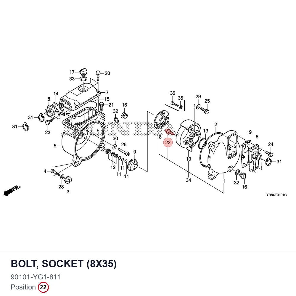 BOLT, SOCKET (8X35)
