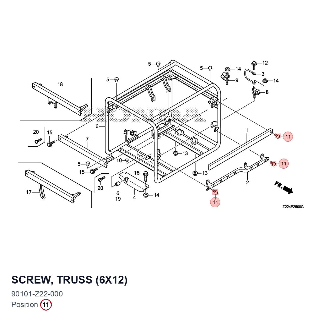 SCREW, TRUSS (6X12)