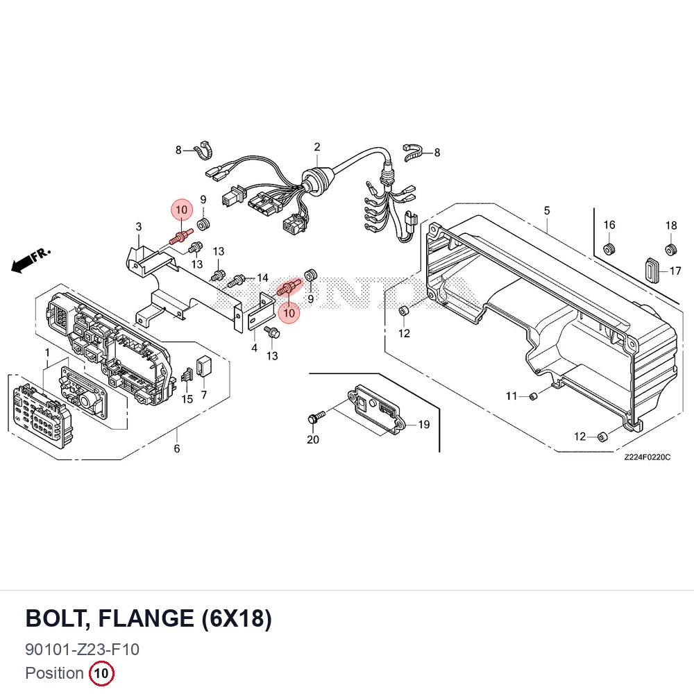 BOLT, FLANGE (6X18)