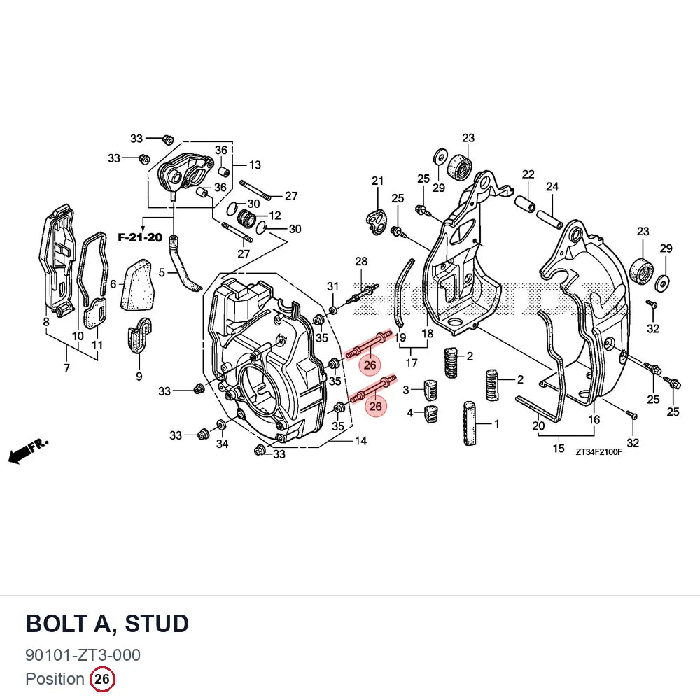 BOLT A, STUD