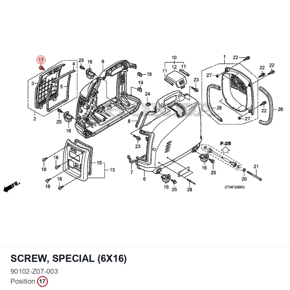 SCREW, SPECIAL (6X16)