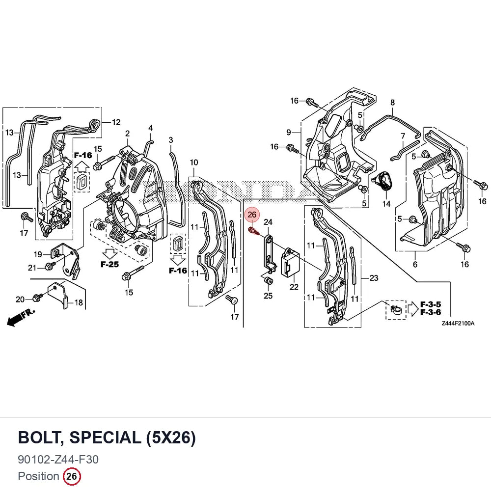 BOLT, SPECIAL (5X26)