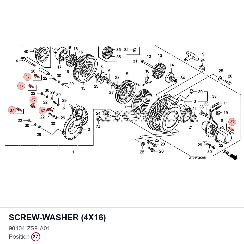 SCREW-WASHER (4X16)