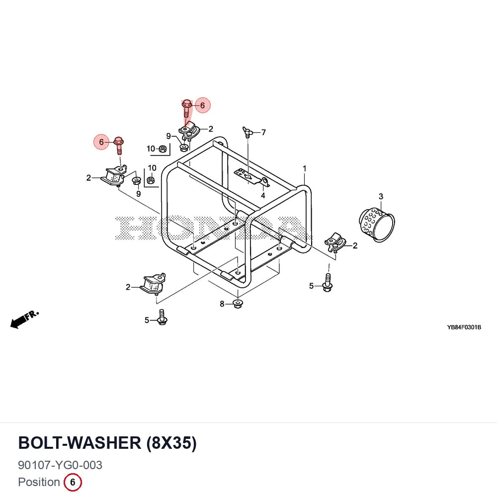 BOLT-WASHER (8X35)