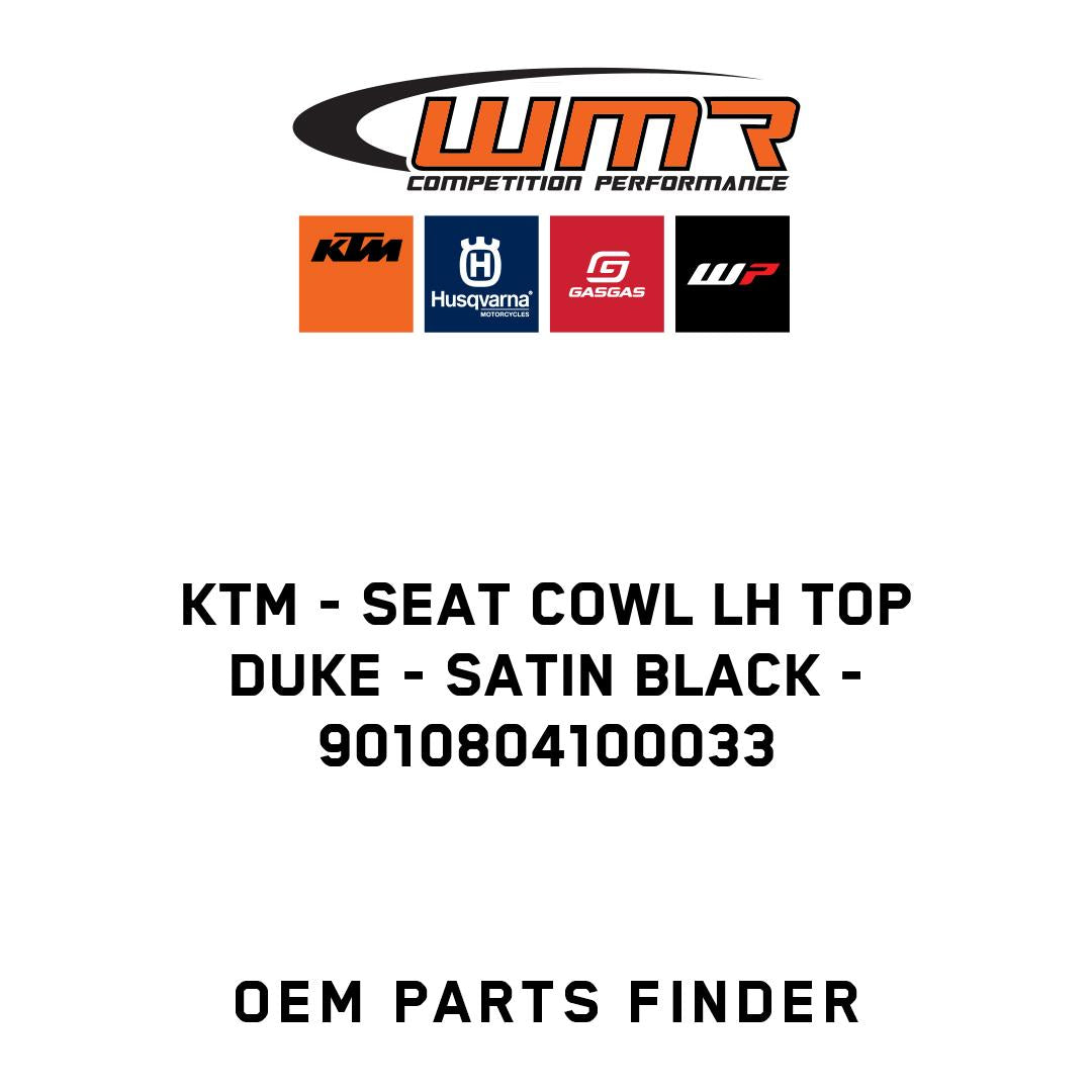 SEAT COWL LH TOP DUKE - SATIN BLACK