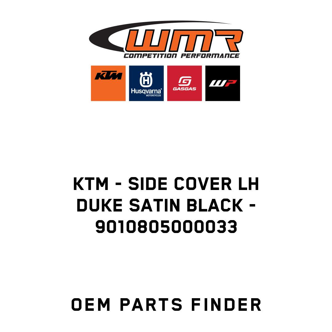 SIDE COVER LH DUKE SATIN BLACK