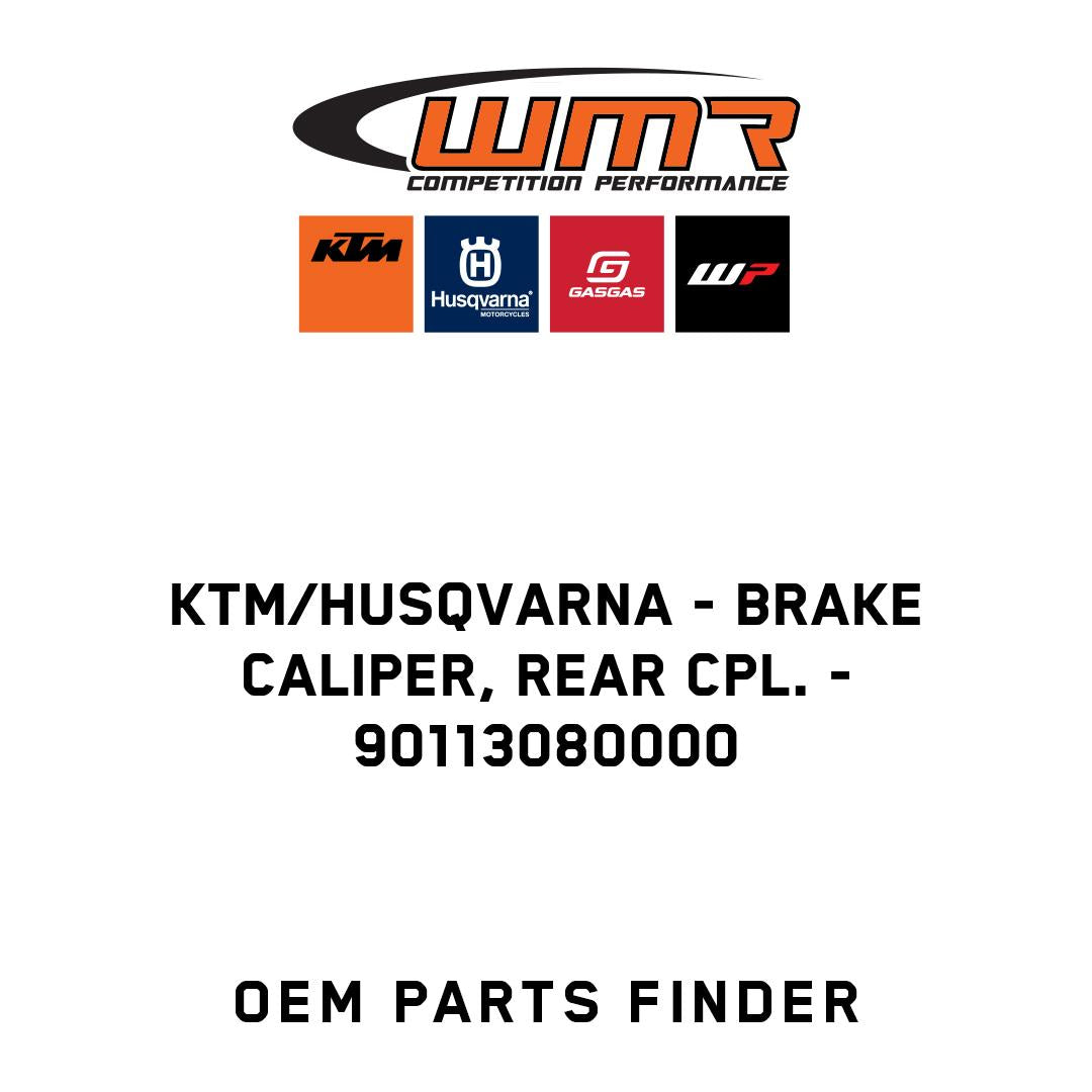 brake caliper, rear cpl.