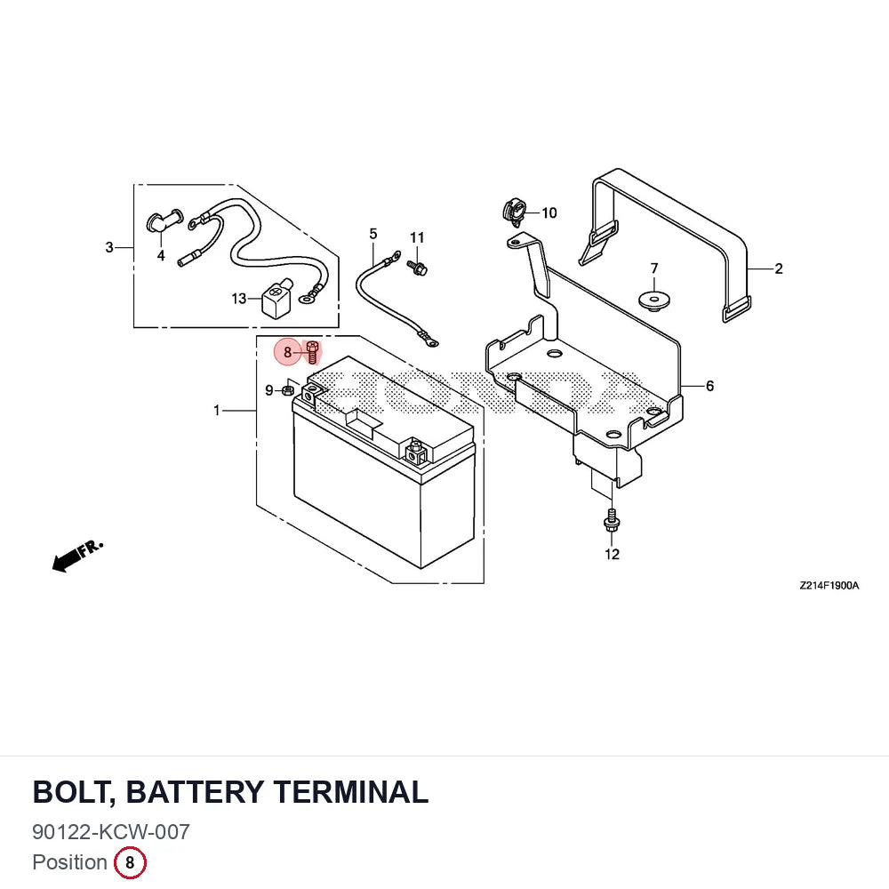 BOLT, BATTERY TERMINAL