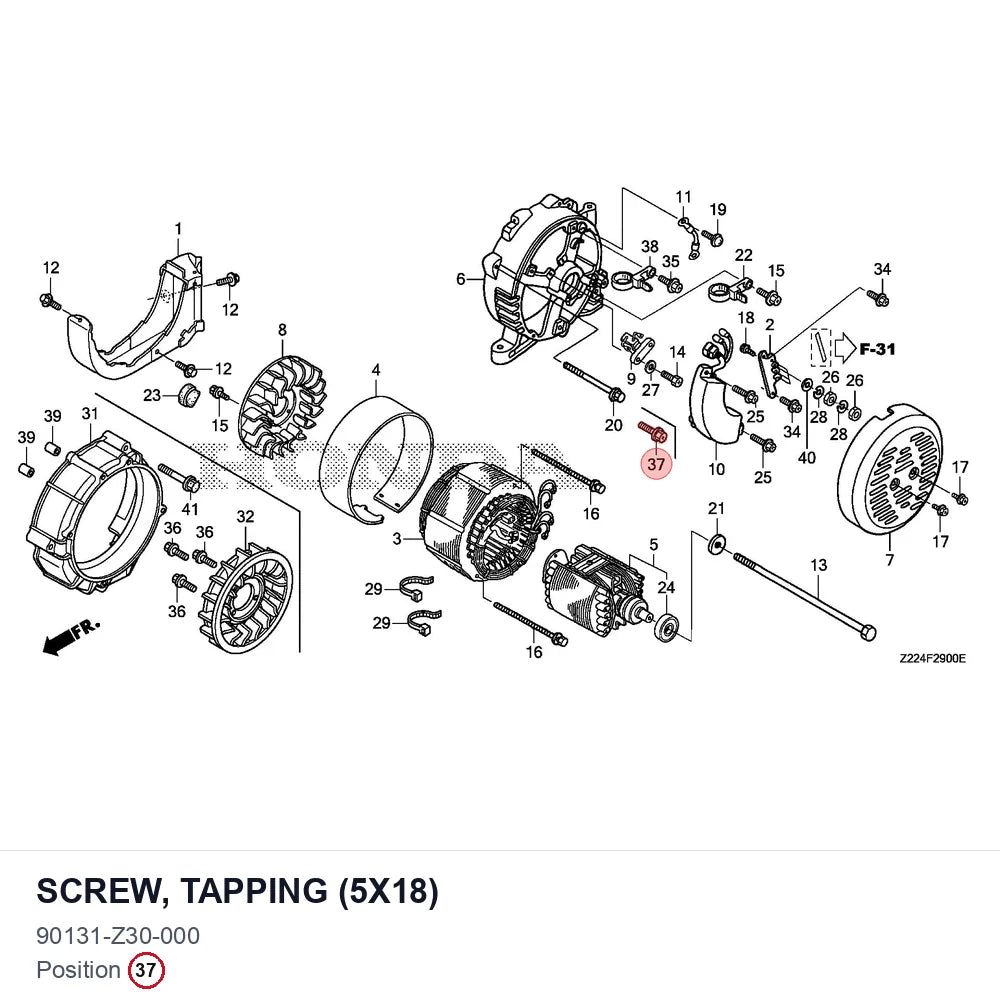SCREW, TAPPING (5X18)