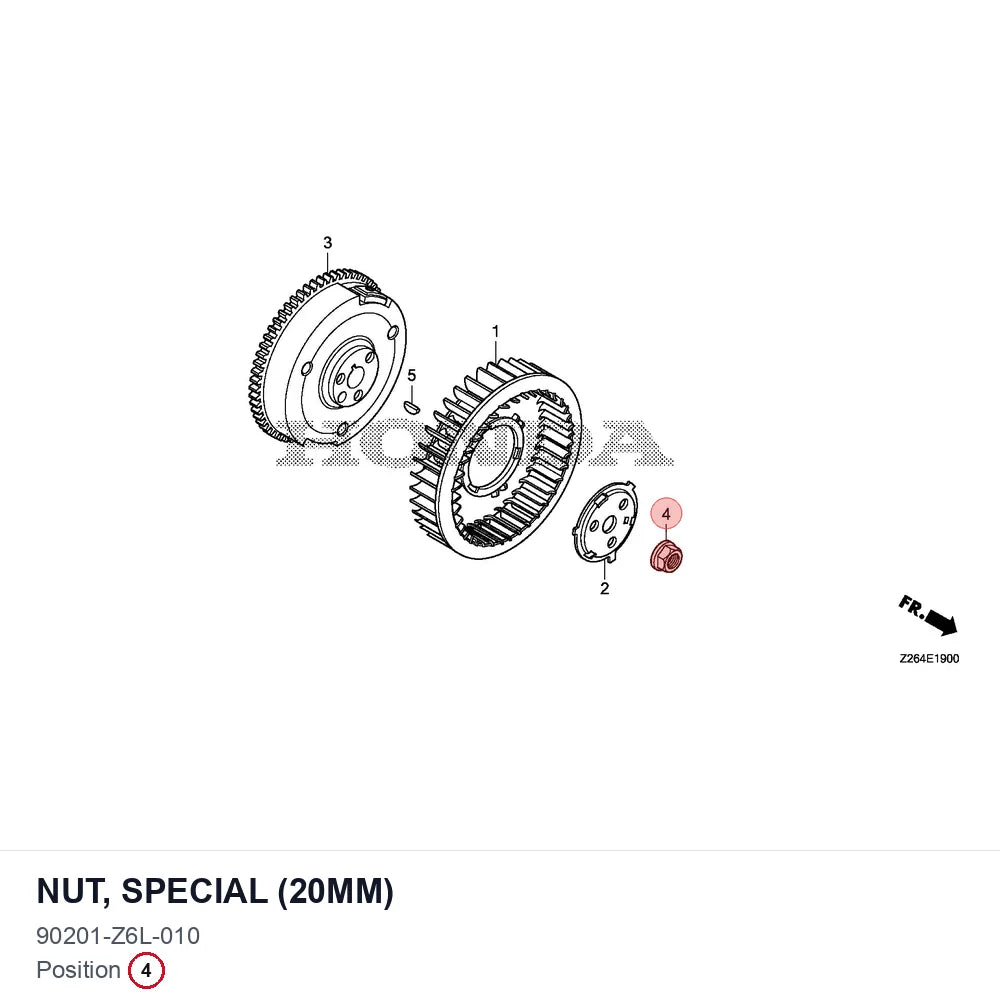 NUT, SPECIAL (20MM)