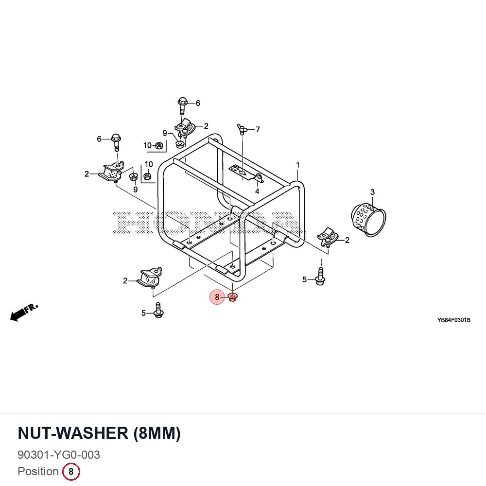 NUT-WASHER (8MM)
