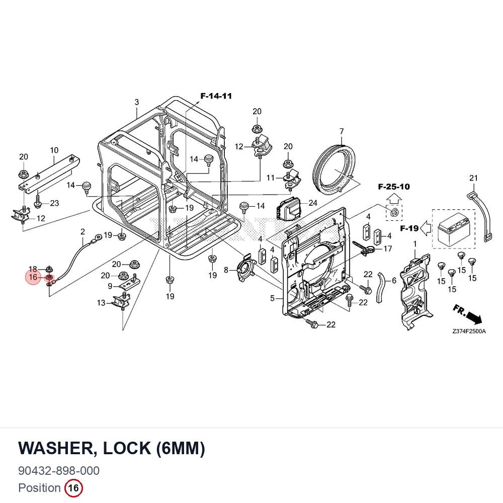 WASHER, LOCK (6MM)