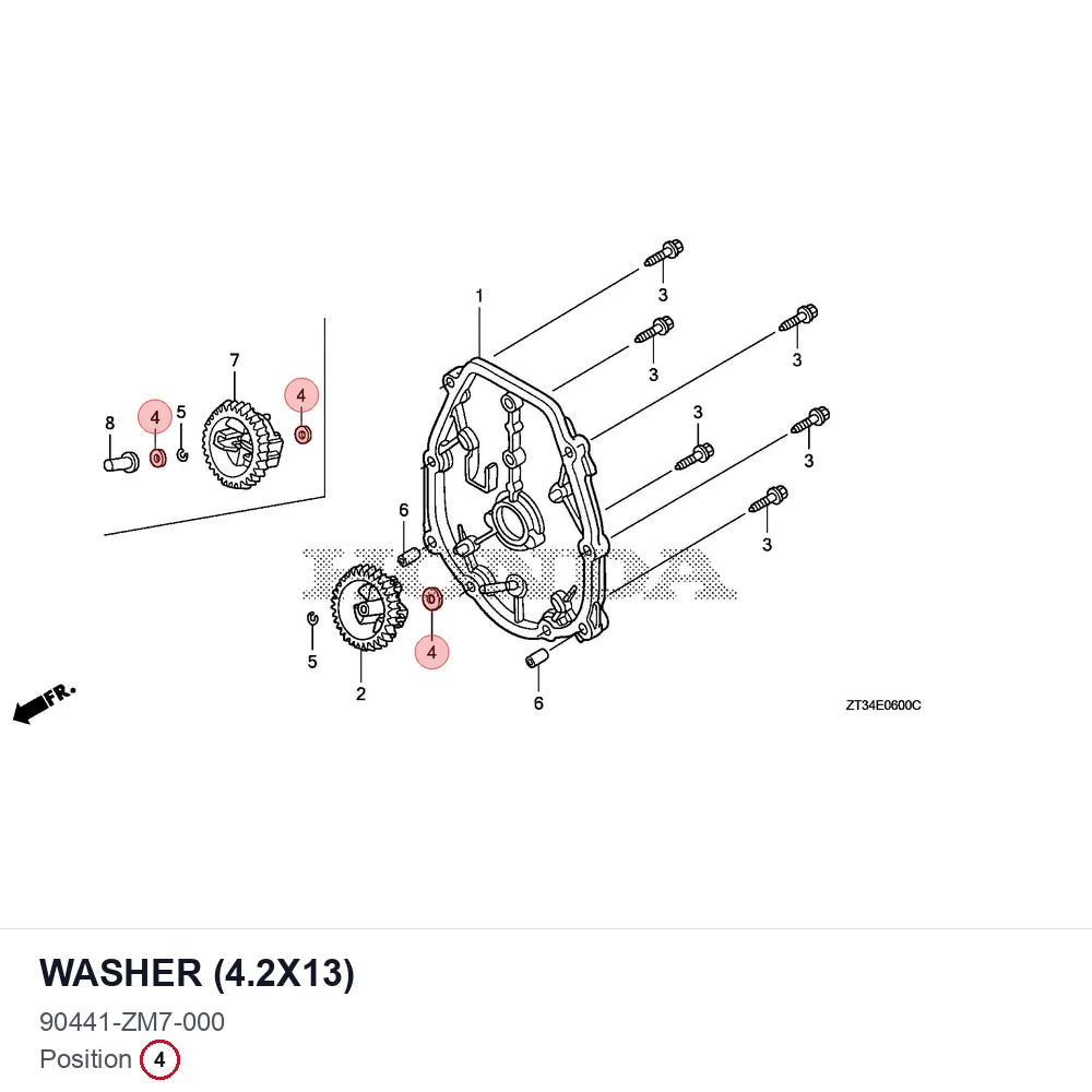 WASHER (4.2X13)