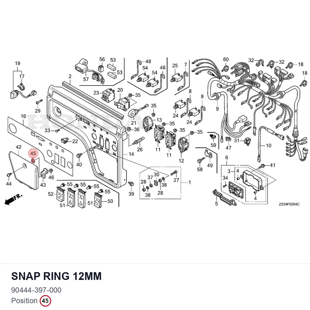 Snap ring 12mm