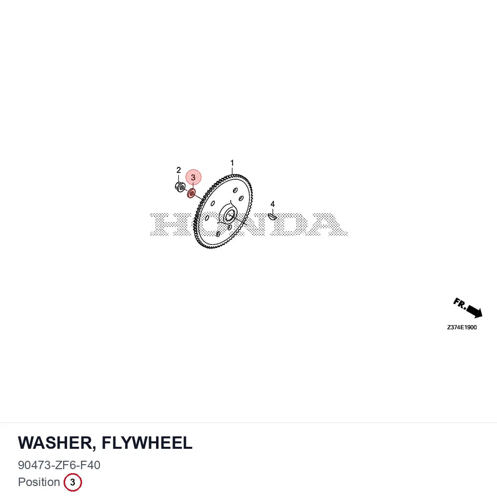 WASHER, FLYWHEEL