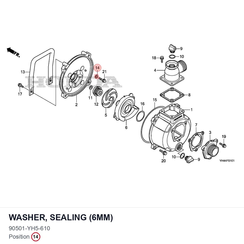 WASHER, SEALING (6MM)