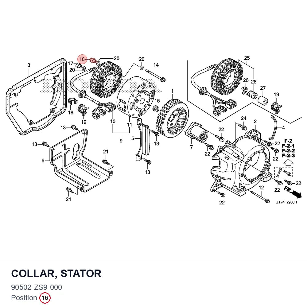 COLLAR, STATOR
