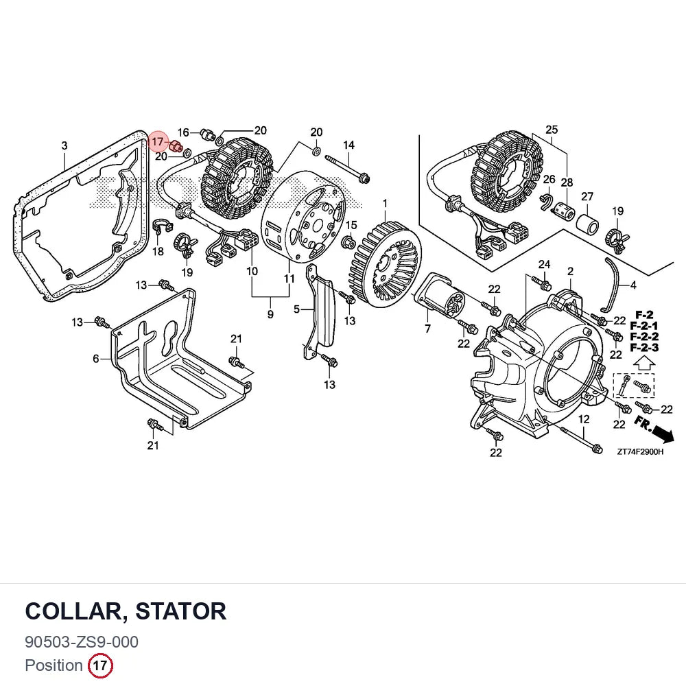 COLLAR, STATOR