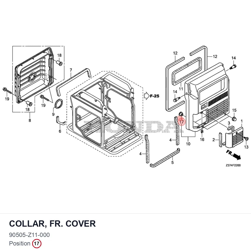 COLLAR, FR. COVER