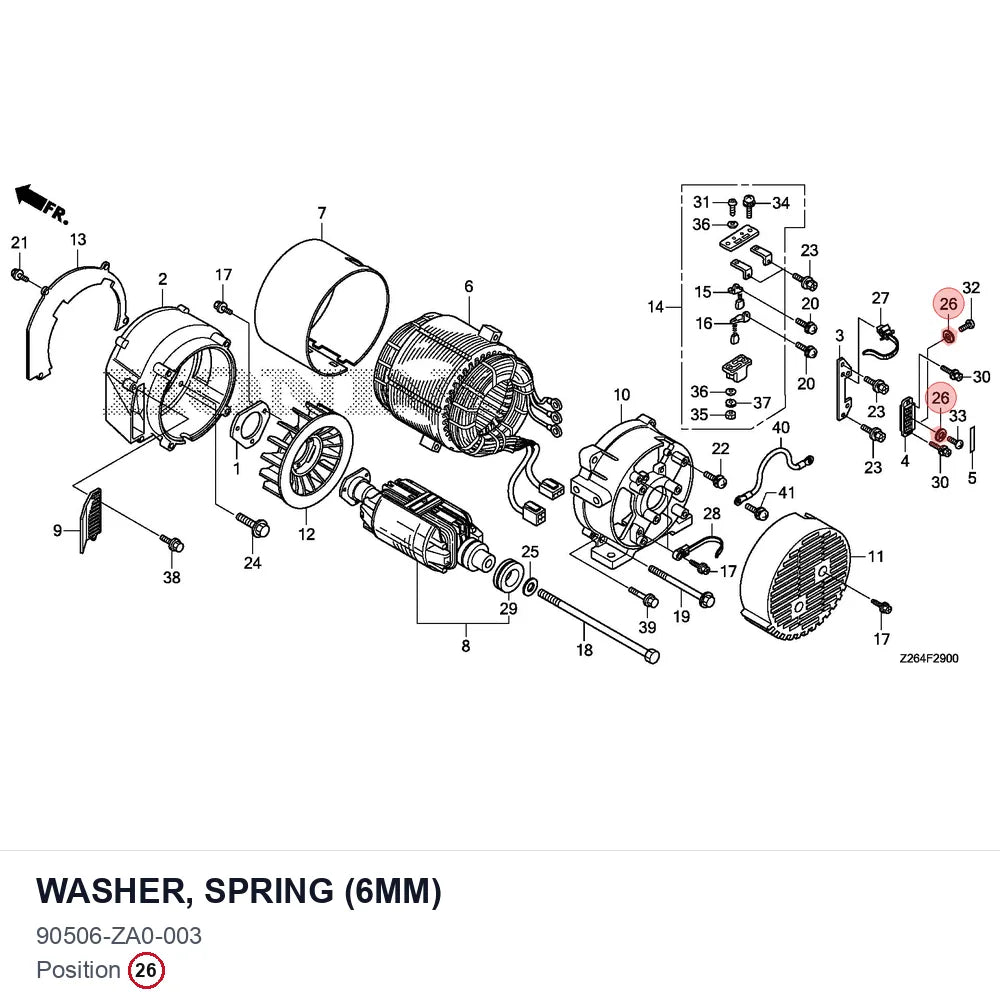 WASHER, SPRING (6MM)