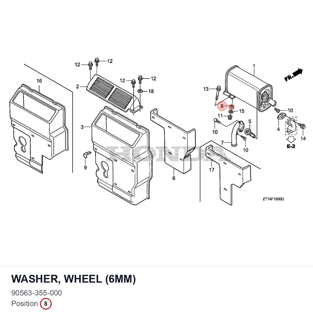 WASHER, WHEEL (6MM)