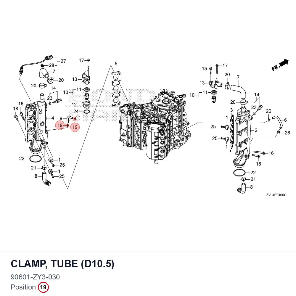 CLAMP, TUBE (D10.5)