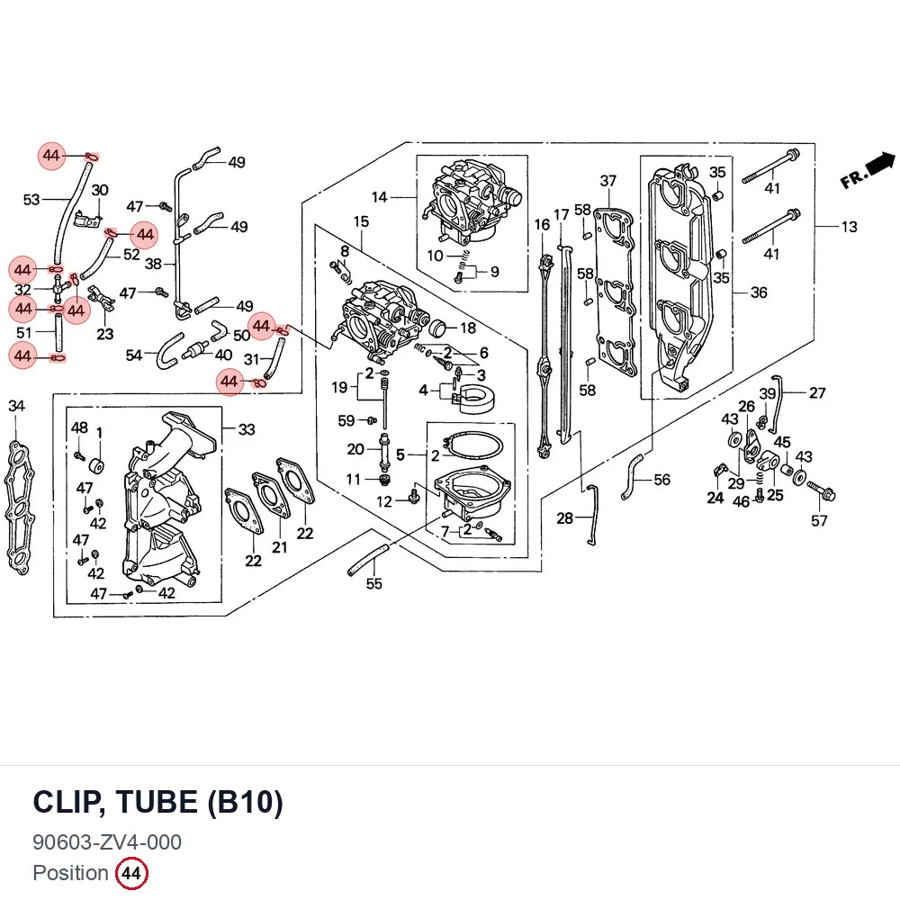 CLIP, TUBE (B10)