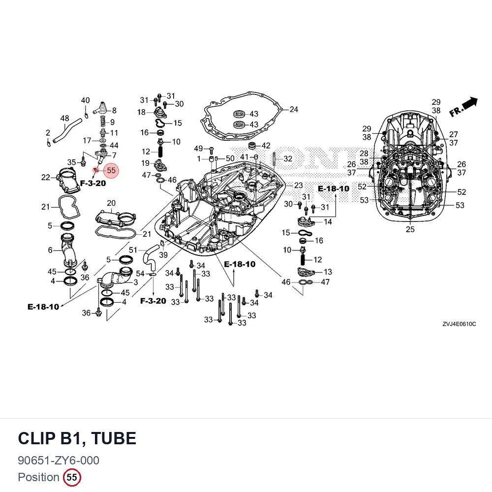 CLIP B1, TUBE