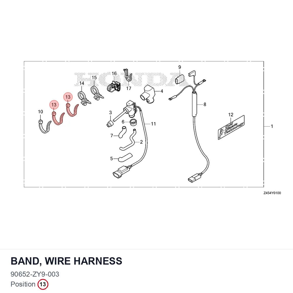 BAND, WIRE HARNESS