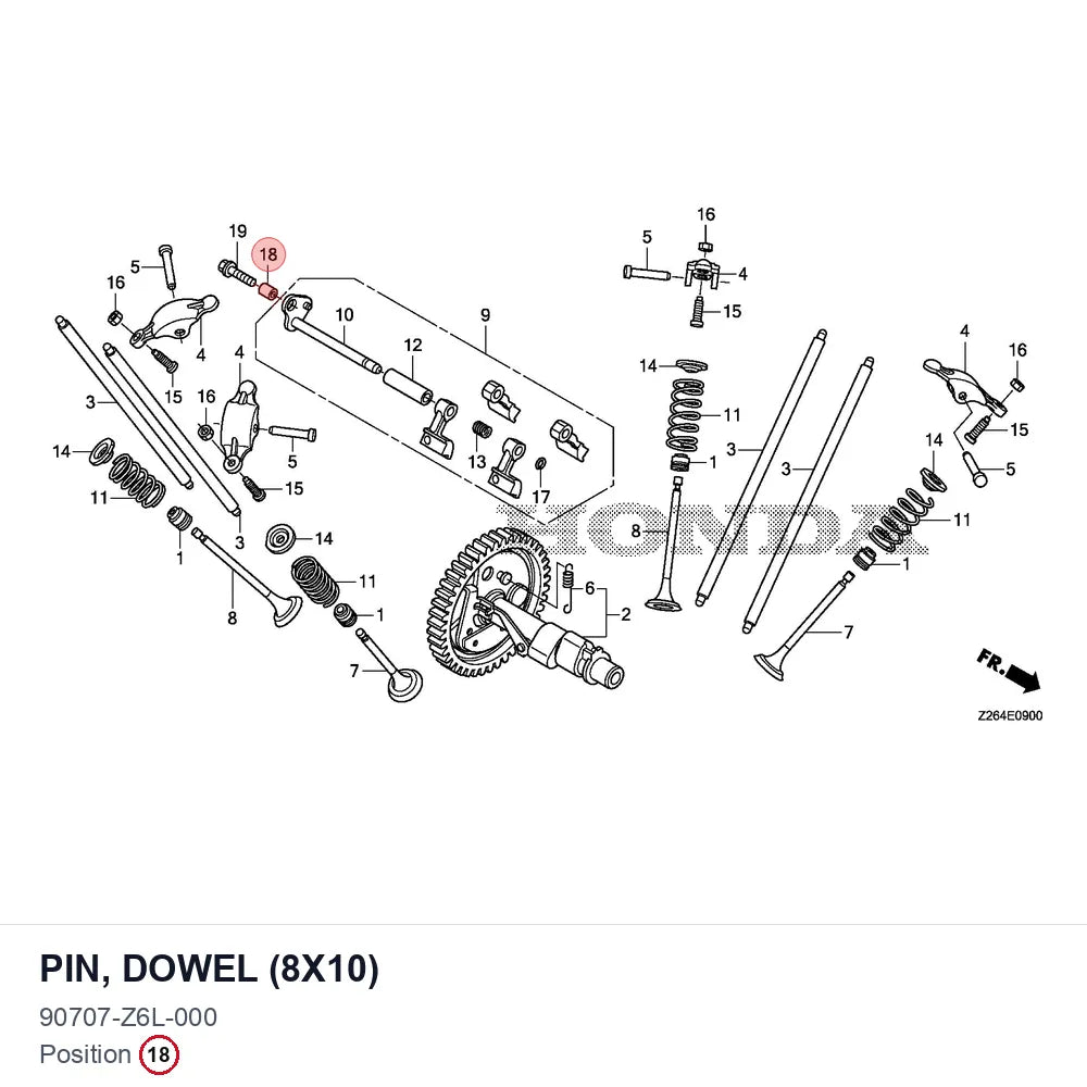 PIN, DOWEL (8X10)