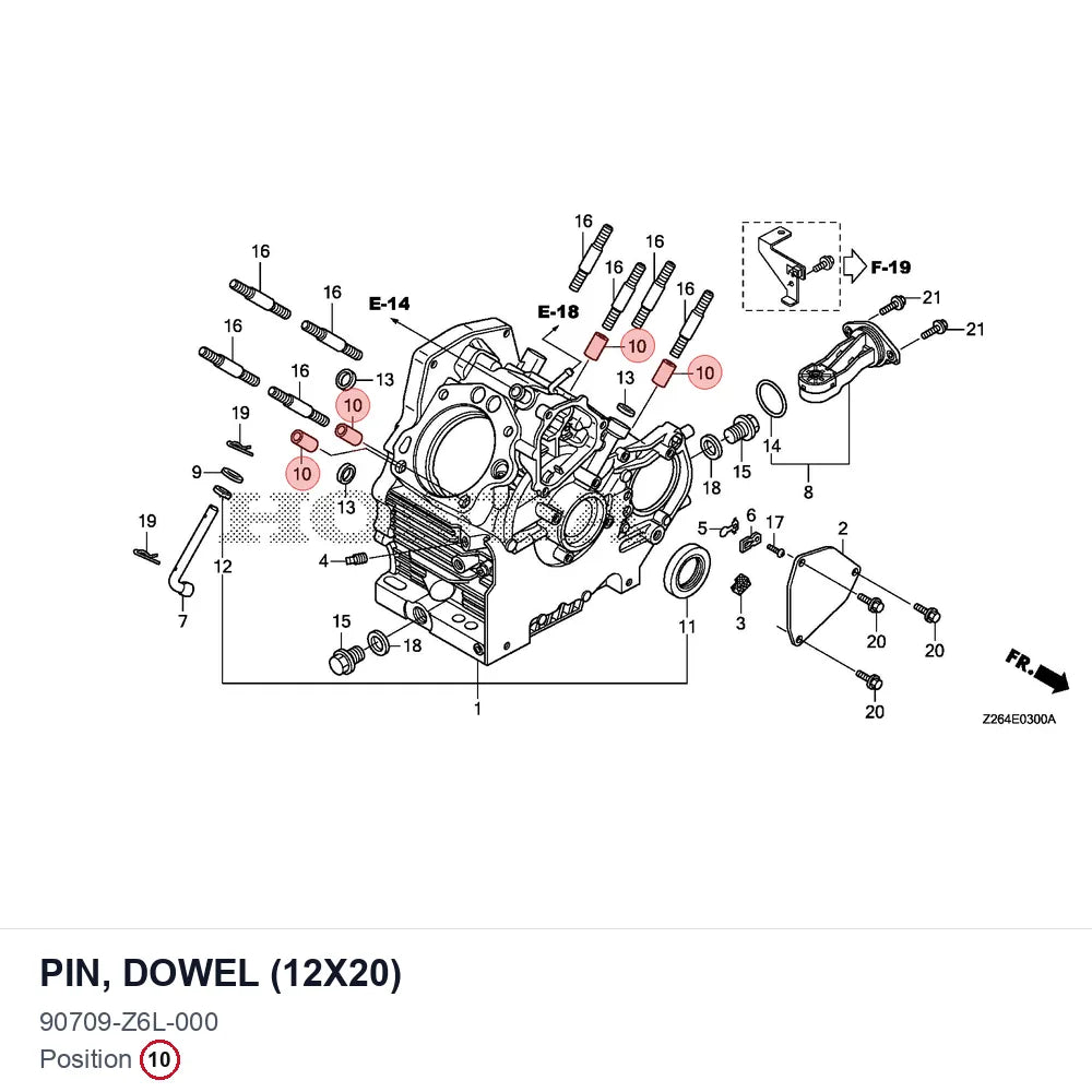 PIN, DOWEL (12X20)