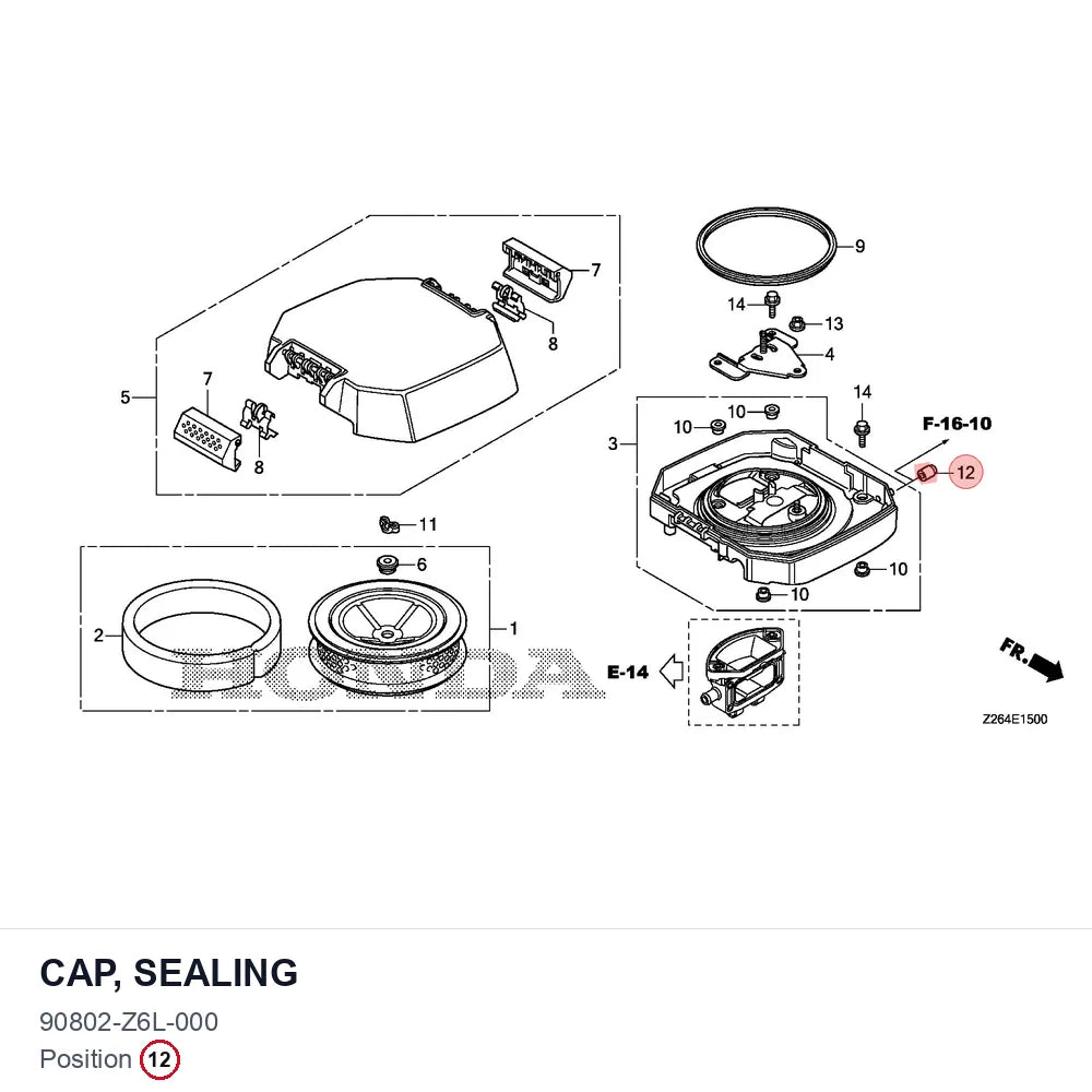 CAP, SEALING