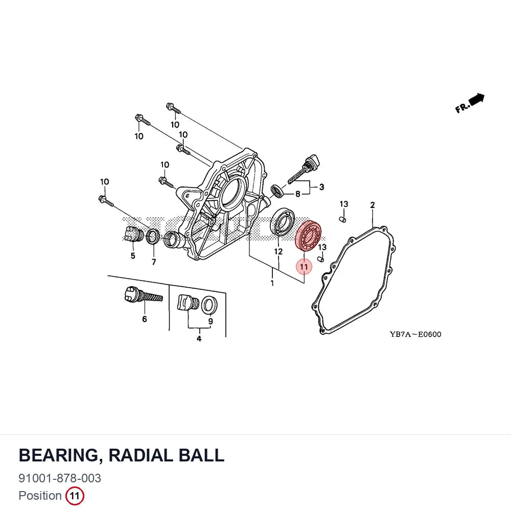 BEARING, RADIAL BALL