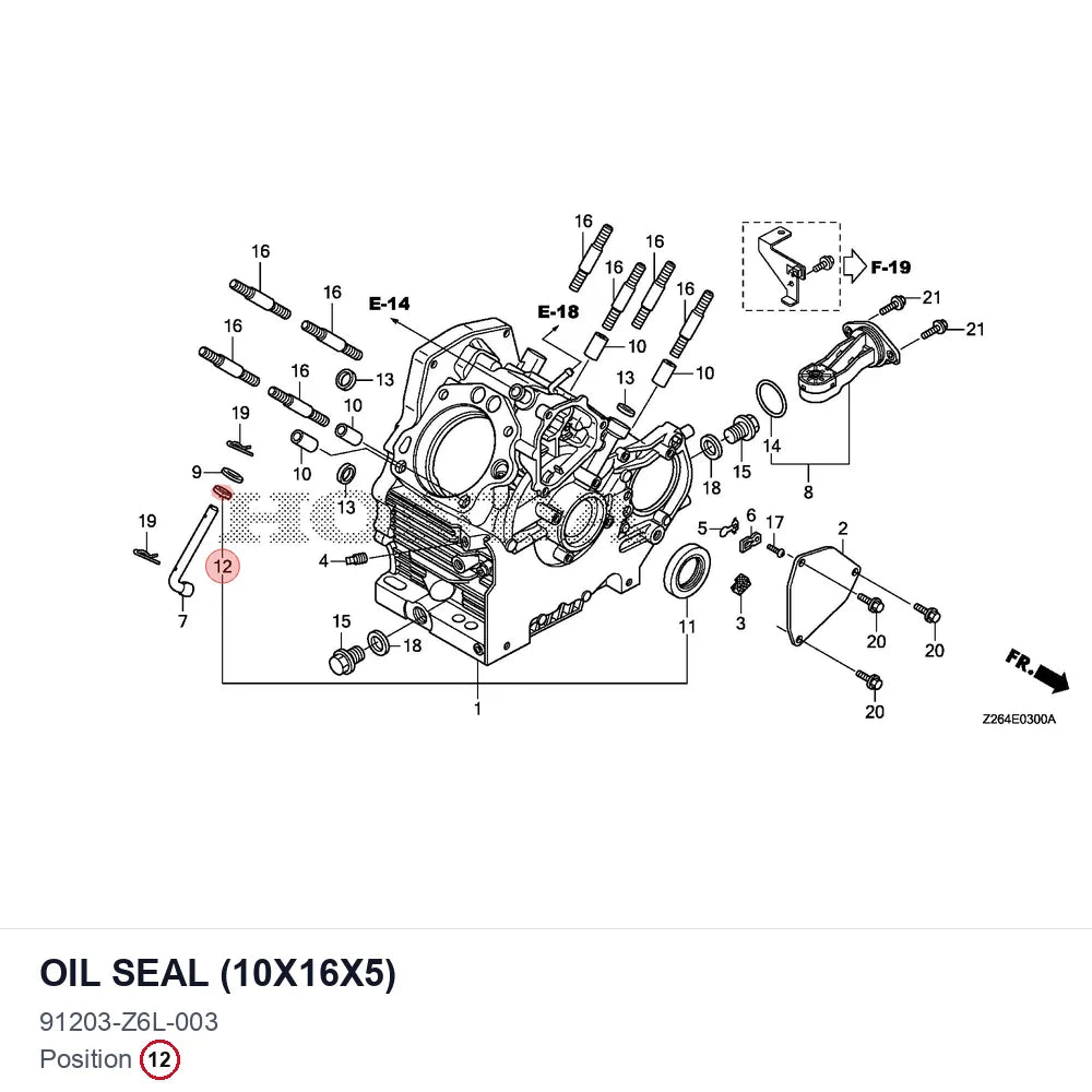 OIL SEAL (10X16X5)