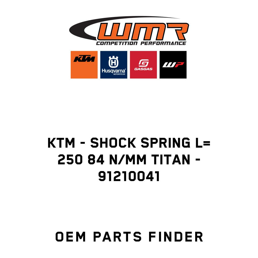 SHOCK SPRING L= 250 84 N/MM TITAN