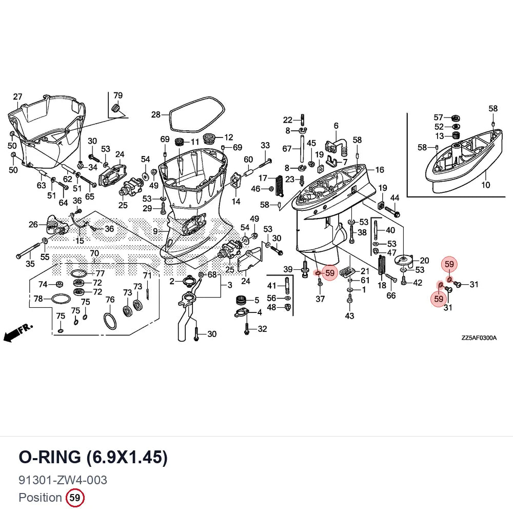 O-RING (6.9X1.45)