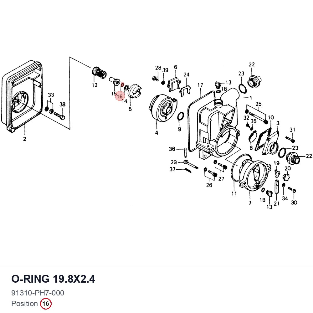 O-ring 19.8x2.4