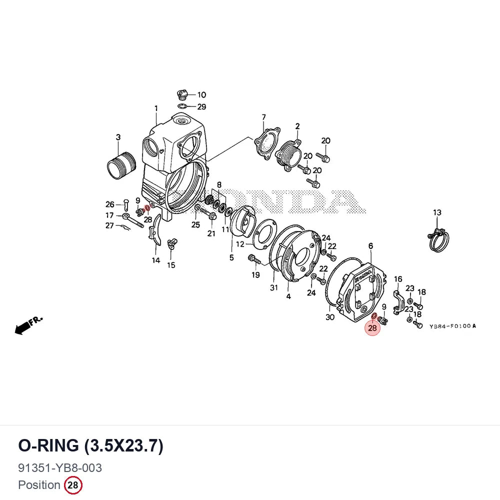 O-RING (3.5X23.7)