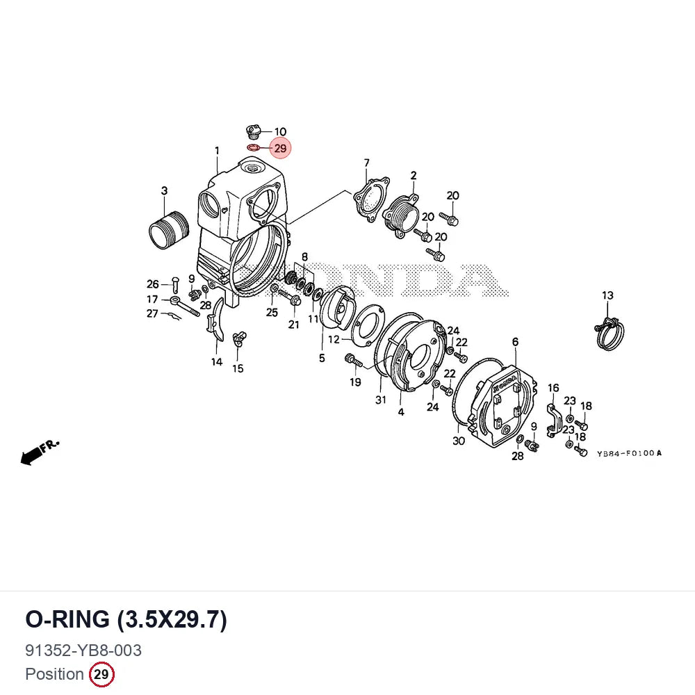 O-RING (3.5X29.7)