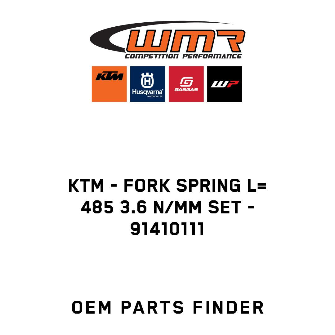 FORK SPRING L= 485 3.6 N/MM SET