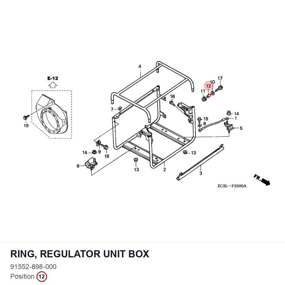 Ring, regulator unit box