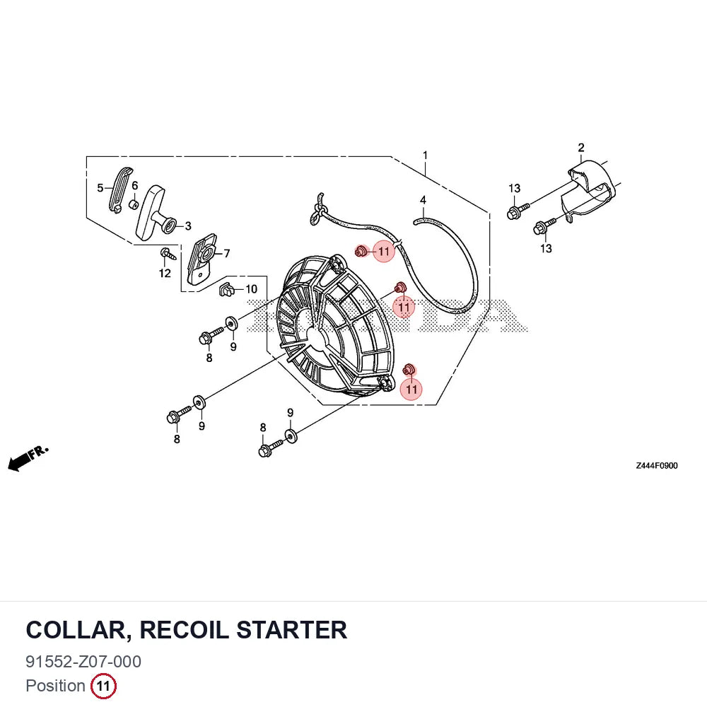 COLLAR, RECOIL STARTER