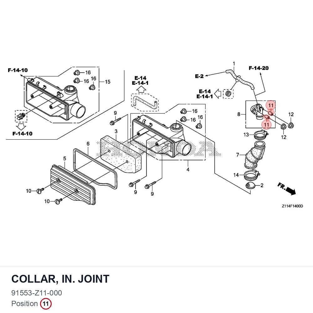 COLLAR, IN. JOINT