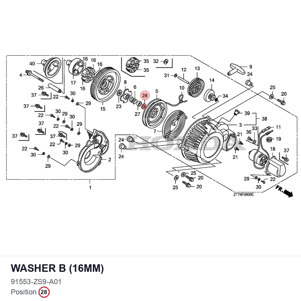 WASHER B (16MM)