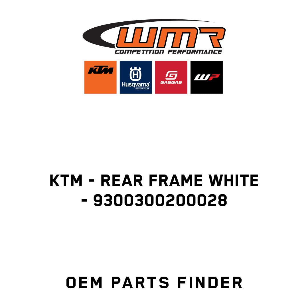 Rear frame white